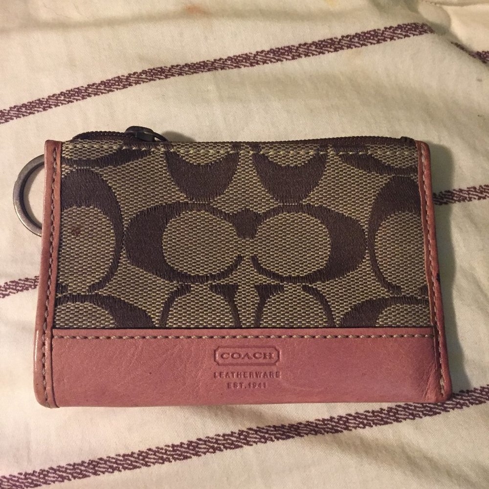 Coach Leatherware Wallet (Key Ring)